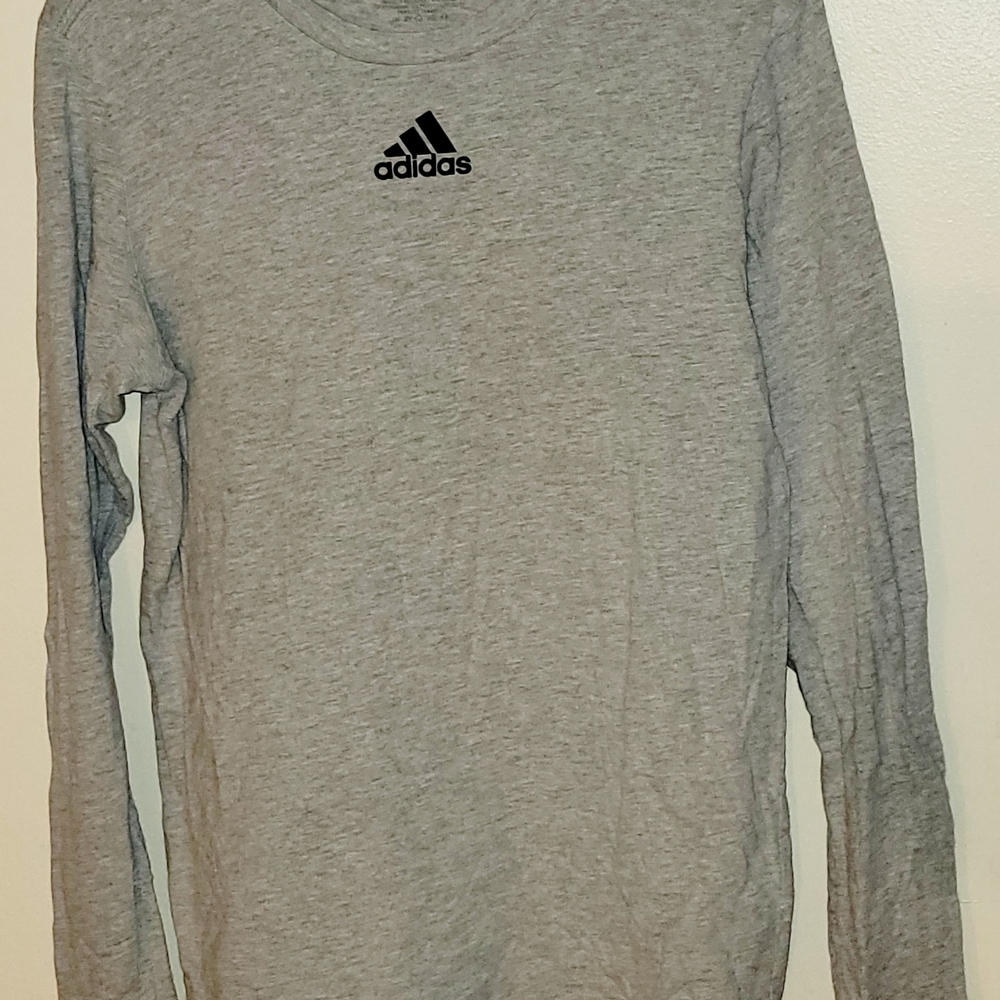 Adidas Gray Long Sleeve Shirt